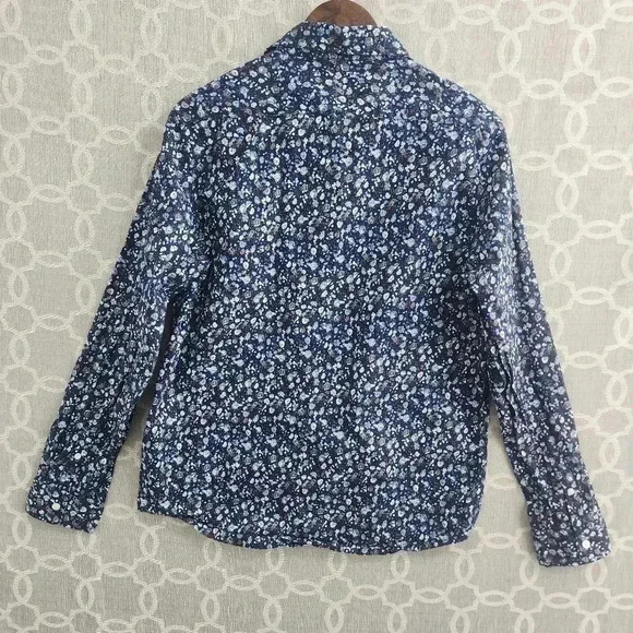 Slate & Ston Button down Long sleeve Floral Print Men's shirt M - Picture 2 of 7